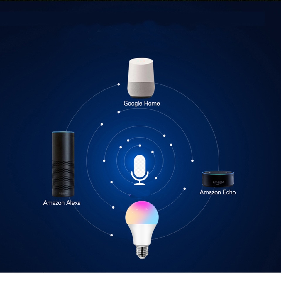 LED Bulb with Smart Life APP, Voice Control for Google Home, Alexa LED Bulb with Smart Life APP, Voice Control for Google Home, Alexa