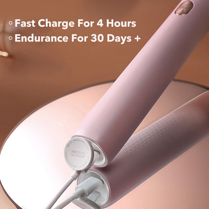 SOOCAS X3U brosse à dents sonique brosse à dents électrique pour Xiaomi Mijia ultrasons automatique amélioré rapide rechargeable adulte étanche