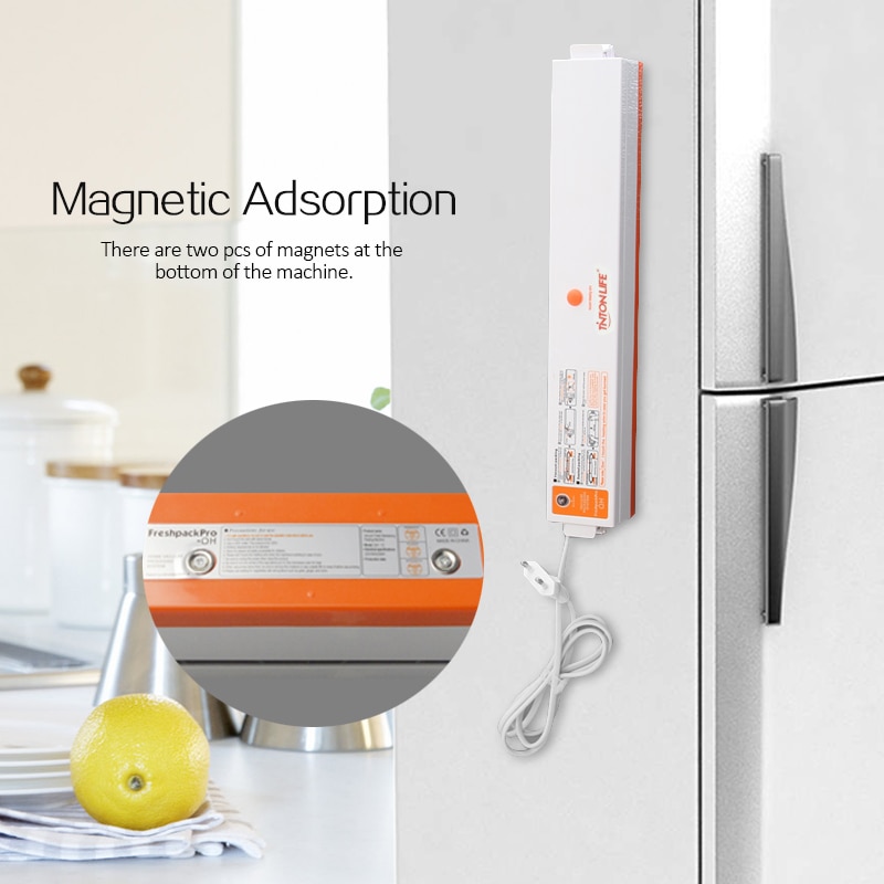 Scelleur sous vide Machine d’emballage 220V/110V ménage alimentaire scellant sous vide Film scellant sous vide emballeur y compris 15 pièces sacs