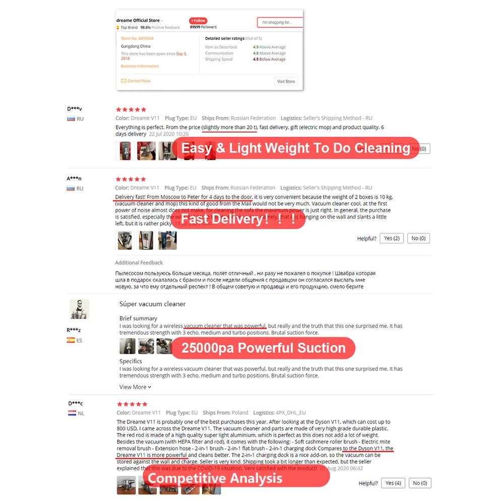 Dreame — aspirateur à main sans fil V11, nettoyeur de tapis de sol à affichage OLED, aspiration 25 Kpa, collecteur de poussières tout-en-un